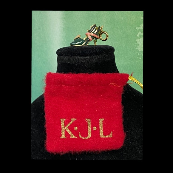 Kenneth Jay Lane Jewelry - Kenneth J Lane Enamel Calla Lily Shoe Charm